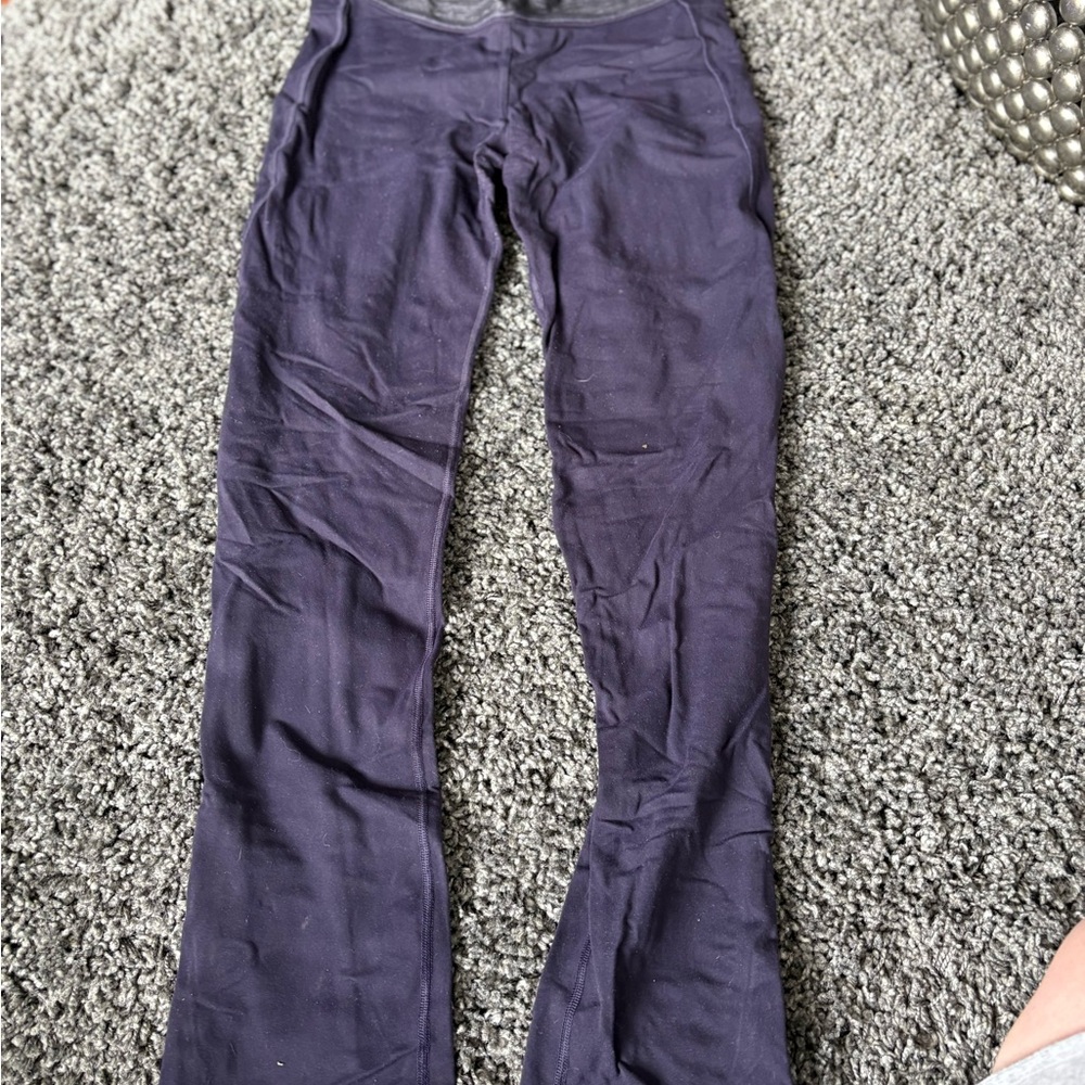 Lululemon Athletica Blue Flare Wide Leg Jeans